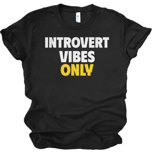 Introvert Vibes Only Unisex Jersey T-Shirt - Raresse