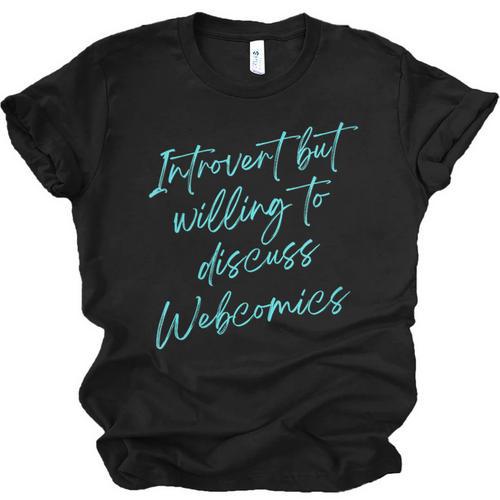 Introvert But Willing To Discuss Webcomics Unisex Jersey T-Shirt - Raresse