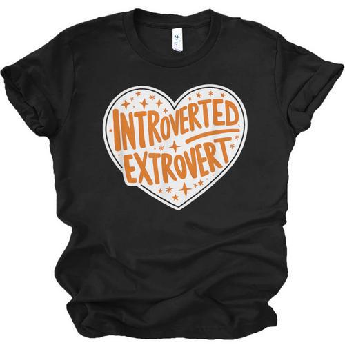 Introverted Extrovert People Hater Calm Peace Lover Unisex Jersey T-Shirt - Raresse