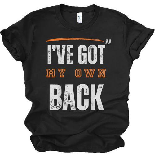 I’VE GOT MY OWN BACK INTROVERT Words On Back Unisex Jersey T-Shirt - Raresse