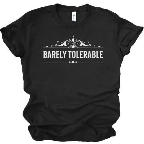 Jane Austens Hardly Bearable Book Quote Unisex Jersey T-Shirt - Bookorys