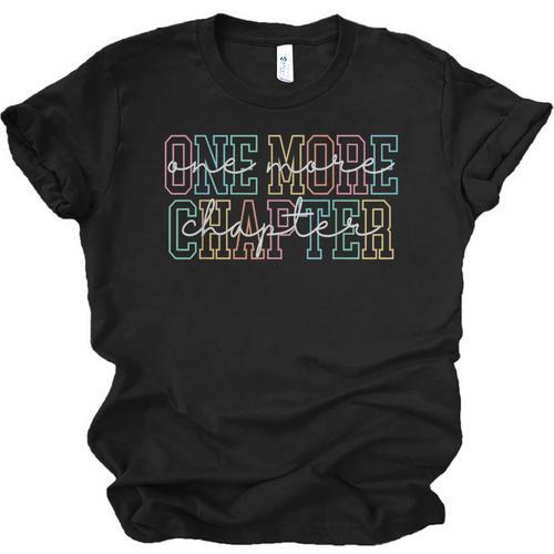 Just One More Chapter Retro Bookworm Book Lover Unisex Jersey T-Shirt - Bookorys
