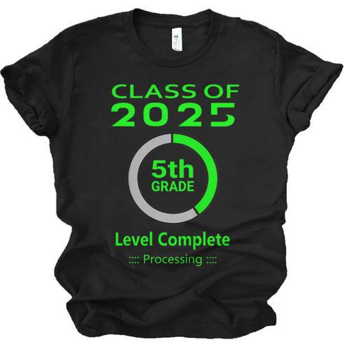 Kids Kids 5th Grade Graduation Video Game Unisex Jersey T-Shirt - Best Gift Smart