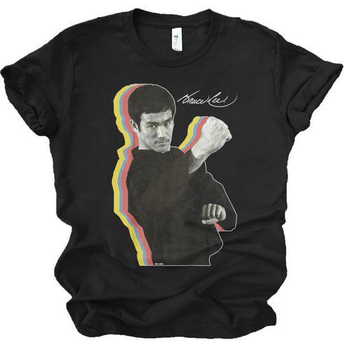 Kids Bruce Lee Photo From Fighting Method Book Kids Unisex Jersey T-Shirt - Bookorys DE