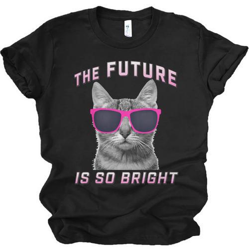 Kids Cool Future Is Bright Kids Graduation Or Birthday Unisex Jersey T-Shirt - Best Gift Smart