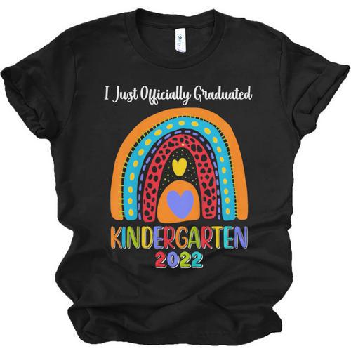 Kids I Officially Graduated Kindergarten Graduation Class Of 2022 Unisex Jersey T-Shirt - Best Gift Smart