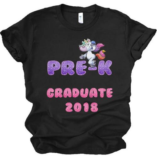 Kids Kids Pre-K PreSchool Unicorn Graduation T Shirt Unisex Jersey T-Shirt - Best Gift Smart