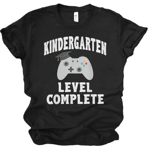 Kindergarten Gamer Graduate Graduation Unisex Jersey T-Shirt - Best Gift Smart