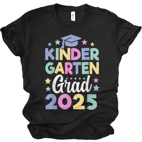 Kindergarten Graduation Kindergarten Grad Kid Girl Boy 2025 Unisex Jersey T-Shirt - Best Gift Smart