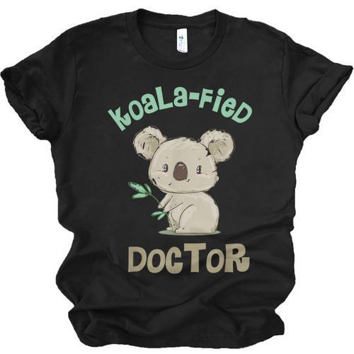 Koala Doctor Shirt Med Student Graduation Idea Unisex Jersey T-Shirt - Best Gift Smart