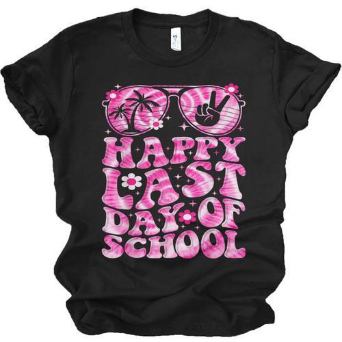 Last Day Of School Teacher Students School Graduation Groovy Unisex Jersey T-Shirt - Best Gift Smart