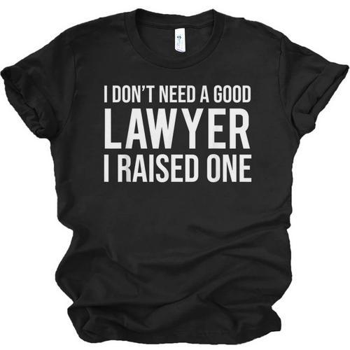 Lawyer Parents Father Mother T-Shirt Law School Graduation Unisex Jersey T-Shirt - Best Gift Smart