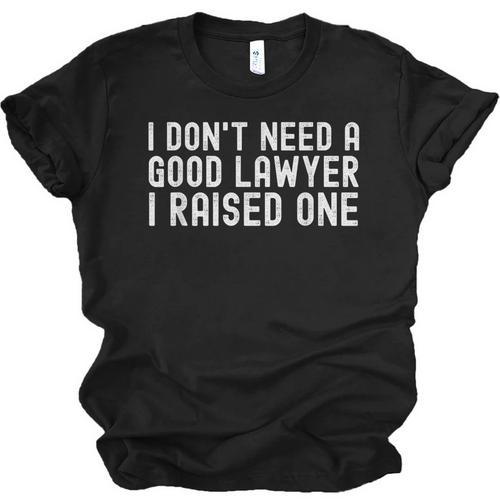 Lawyer Proud Dad Mom Of Law Legal Student School Graduation Unisex Jersey T-Shirt - Best Gift Smart