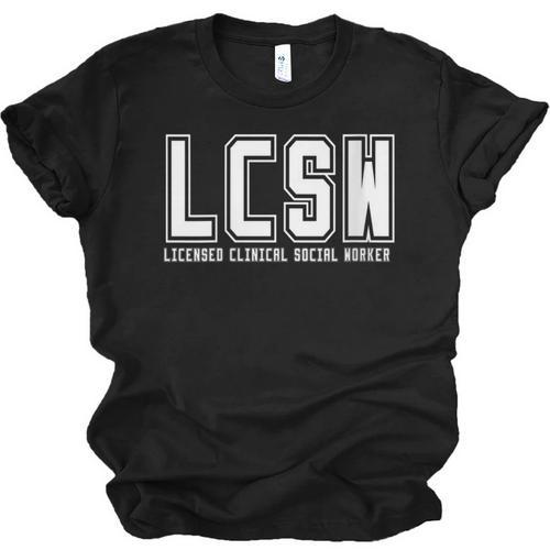 LCSW Licensed Clinical Social Worker Graduation Unisex Jersey T-Shirt - Best Gift Smart