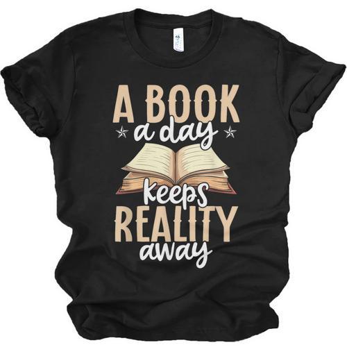 Librarian A Book A Day For Book Lover Reading Library Unisex Jersey T-Shirt - Bookorys