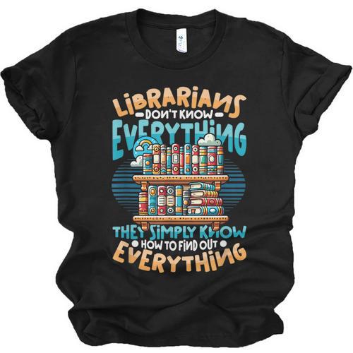 Librarian Book Lover Library Librarian Unisex Jersey T-Shirt - Bookorys