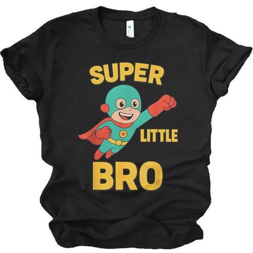 Little Cute Superhero Brother Comic Book Baby Bro Unisex Jersey T-Shirt - Bookorys UK