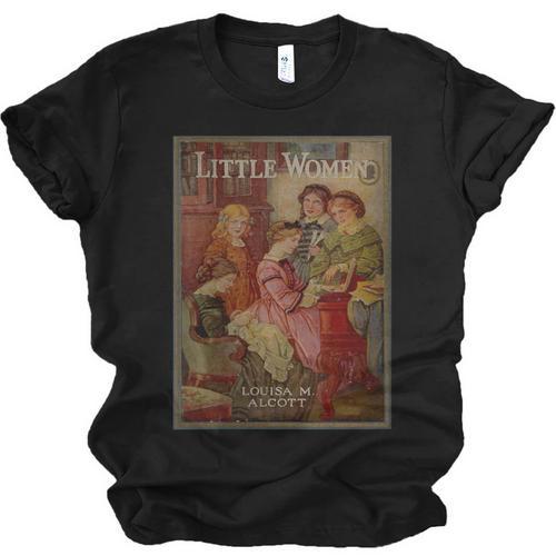 Little Women Book Cover Unisex Jersey T-Shirt - Bookorys