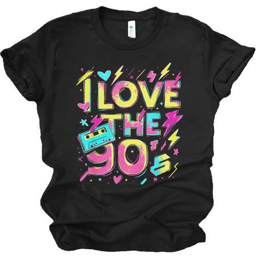 I Love The 90'S 90s Retro Nostalgia Unisex Jersey T-Shirt - Figerry