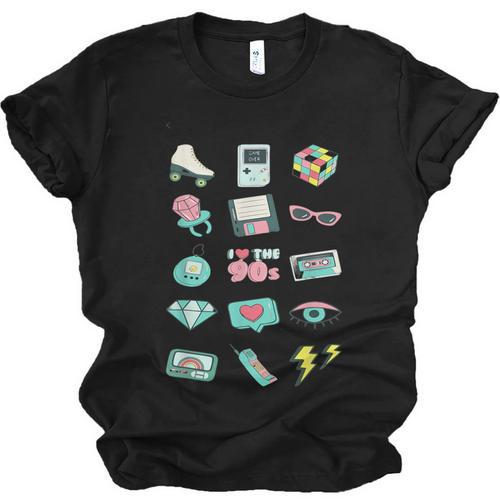 I Love The 90s Old For Nostalgia Fans Unisex Jersey T-Shirt - Figerry