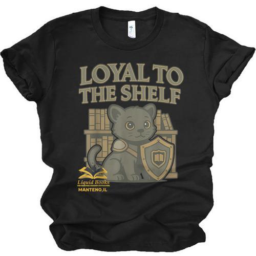 Loyal To The Shelf Knight Panther Book Lover Unisex Jersey T-Shirt - Bookorys AU