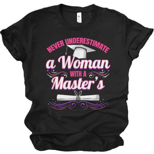 Master University Degree Master Graduation Party Girl Unisex Jersey T-Shirt - Best Gift Smart