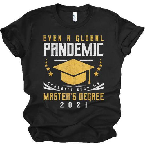 Master's Degree 2021 Master Graduation Graduate Unisex Jersey T-Shirt - Best Gift Smart