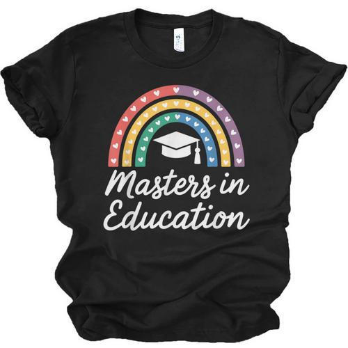Masters Degree In Education Graduation Matching Graduate Unisex Jersey T-Shirt - Best Gift Smart