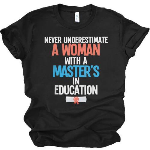 Masters In Education Degree Graduation Women MeD Unisex Jersey T-Shirt - Best Gift Smart