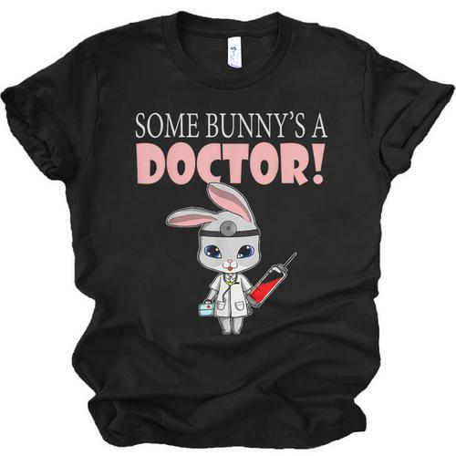 Med School Graduation Bunny Medical New Doctor Unisex Jersey T-Shirt - Best Gift Smart