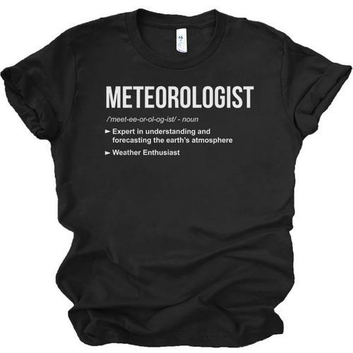 Meteorology Graduation Weather Expert Unisex Jersey T-Shirt - Best Gift Smart