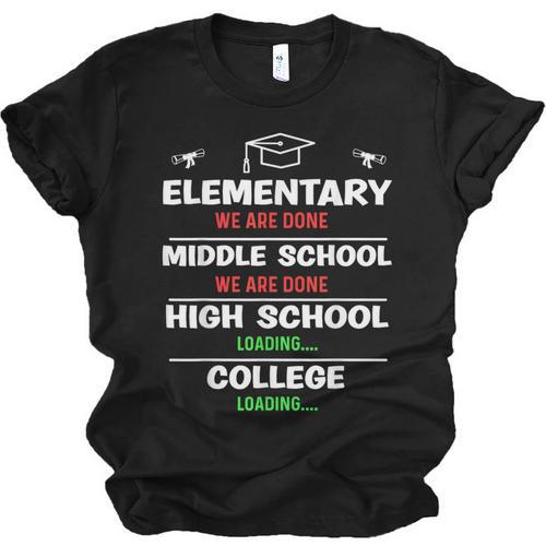 Middle School Graduation We Are Done Class Of 2023 8th Grade Unisex Jersey T-Shirt - Best Gift Smart