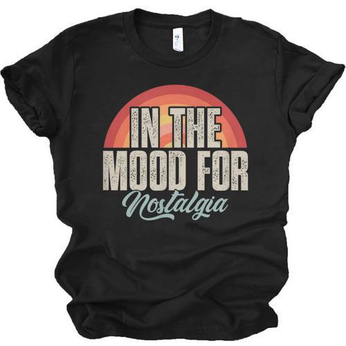 In The Mood For Nostalgia Vintage 80s 90s Retro Unisex Jersey T-Shirt - Figerry