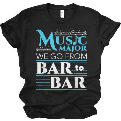 Music Major Student Pun Graduation Unisex Jersey T-Shirt - Best Gift Smart