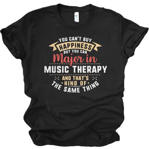 Music Therapy Major Student Shirt Graduation Unisex Jersey T-Shirt - Best Gift Smart