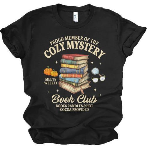 Mystery Book Reader Member Of The Cozy Mystery Book Club Unisex Jersey T-Shirt - Bookorys UK