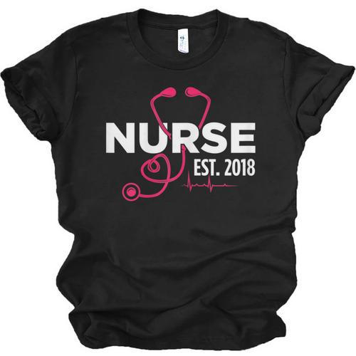 Nurse Graduate Graduation 2018 Nursing School Shirt Unisex Jersey T-Shirt - Best Gift Smart