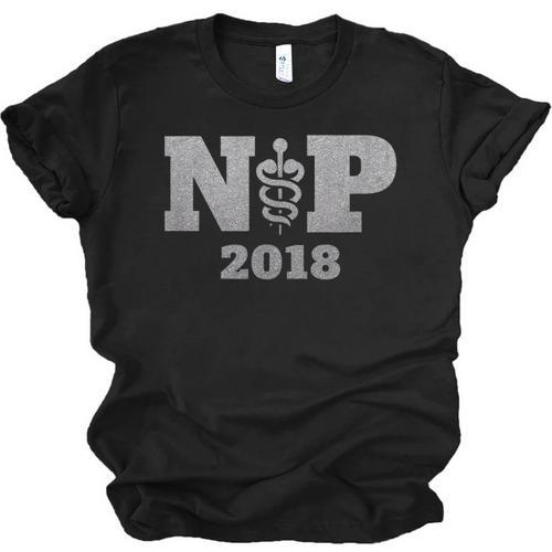 Nurse Practitioner Graduation Shirt NP Est 2018 Tee Unisex Jersey T-Shirt - Best Gift Smart