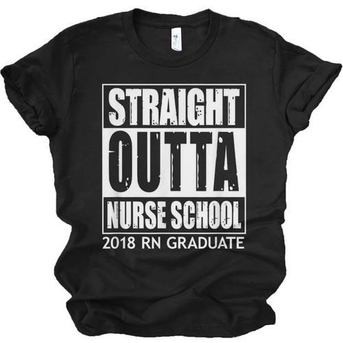 Nurse School 2018 RN Graduation Nursing Graduate Shirt Unisex Jersey T-Shirt - Best Gift Smart