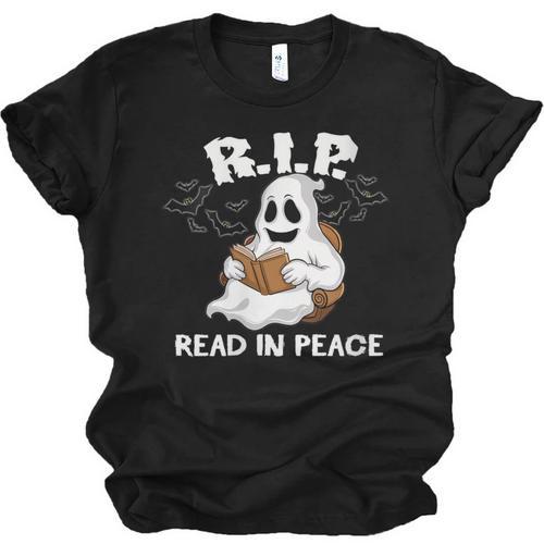 October Reading And Library Awareness Books And Boos Unisex Jersey T-Shirt - Bookorys AU