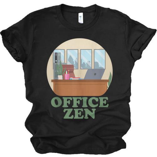 Office Zen Introvert Office Staff Secretary Employee Admin Unisex Jersey T-Shirt - Raresse