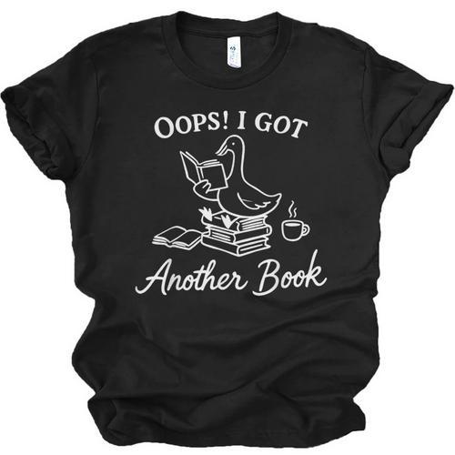 Oops I Got Another Book Goose Goose Reader Unisex Jersey T-Shirt - Bookorys