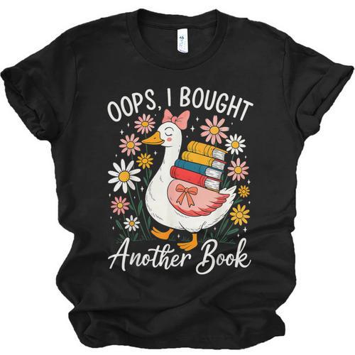 Oops I Bought Another Book Goose Reader Unisex Jersey T-Shirt - Bookorys