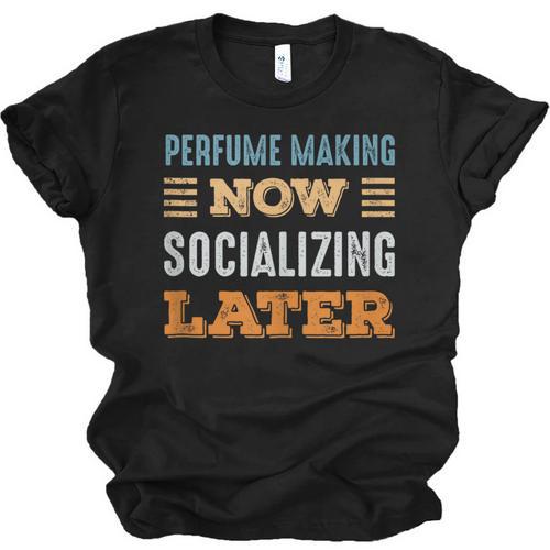 Perfume Making Now Minimal Socializing Introvert Vintage Unisex Jersey T-Shirt - Raresse