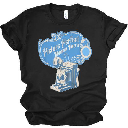Picture Perfect Memories Forever Vintage Camera Nostalgia Unisex Jersey T-Shirt - Figerry