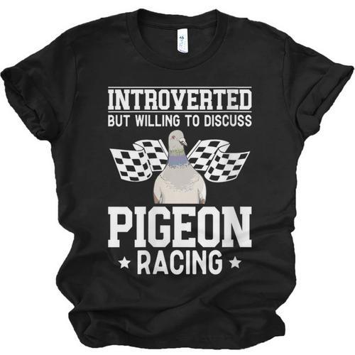Pigeon Racing Introvert Pigeon Breeder Homing Pigeon Unisex Jersey T-Shirt - Raresse