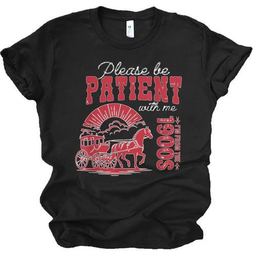 Please Be Patient I'm From The 1900s Retro Gen X Millenn Unisex Jersey T-Shirt - Figerry