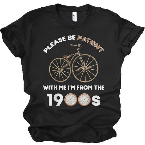 Please Be Patient With Me I'm From The 1900s Vantage Unisex Jersey T-Shirt - Figerry