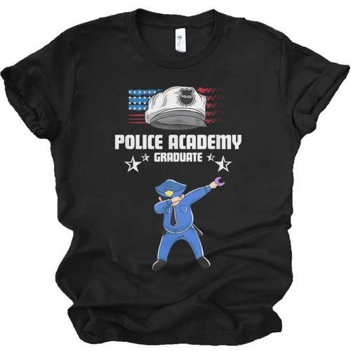 Police Academy Graduate Shirt Police Academy Graduation Gift Unisex Jersey T-Shirt - Best Gift Smart