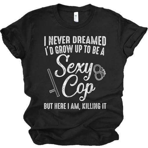 Police Officer Police Graduation Cop Birthday Unisex Jersey T-Shirt - Best Gift Smart